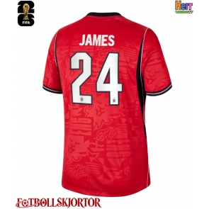 England Reece James #24 Bortatröja VM 2026 Kortärmad